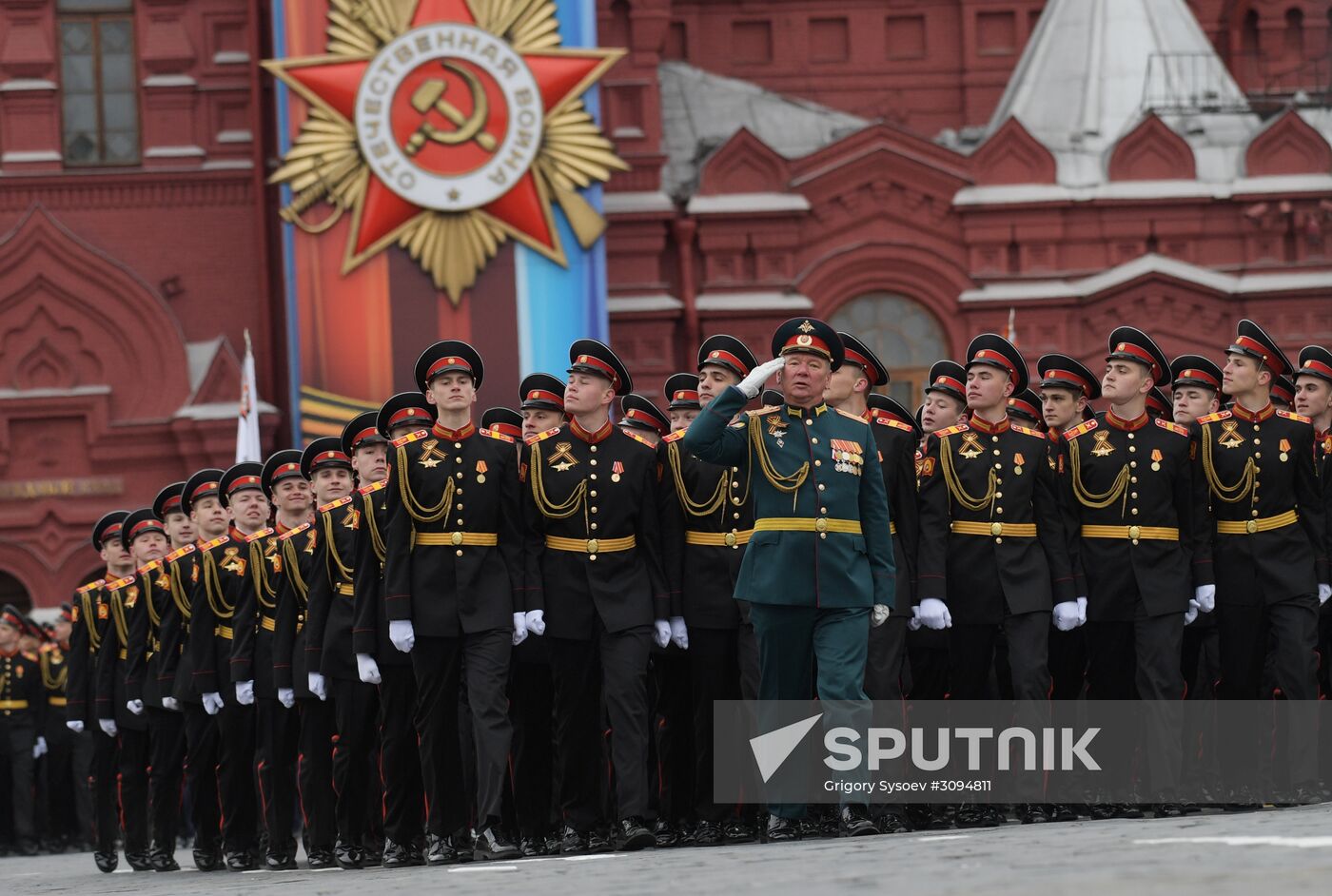 Military parade marking 72nd anniversary of Victory in 1941-45 Great Patriotic War