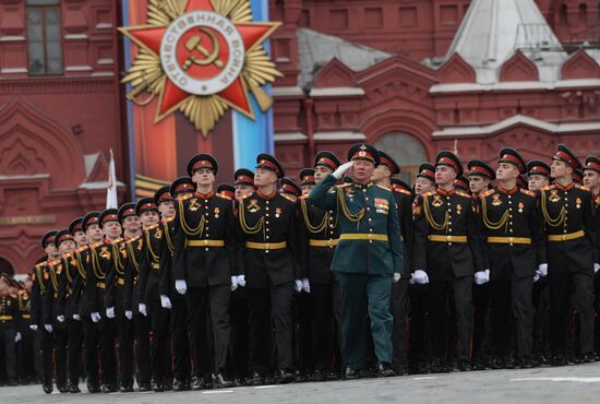 Military parade marking 72nd anniversary of Victory in 1941-45 Great Patriotic War