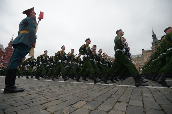 Military parade marking 72nd anniversary of Victory in 1941-45 Great Patriotic War