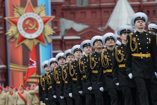 Military parade marking 72nd anniversary of Victory in 1941-45 Great Patriotic War