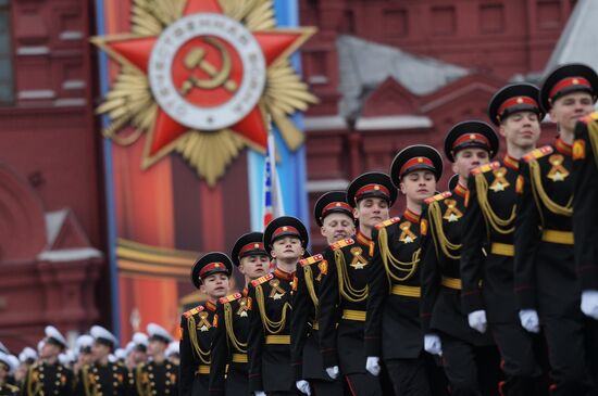 Military parade marking 72nd anniversary of Victory in 1941-45 Great Patriotic War