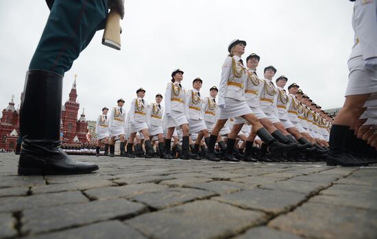 Military parade marking 72nd anniversary of Victory in 1941-45 Great Patriotic War