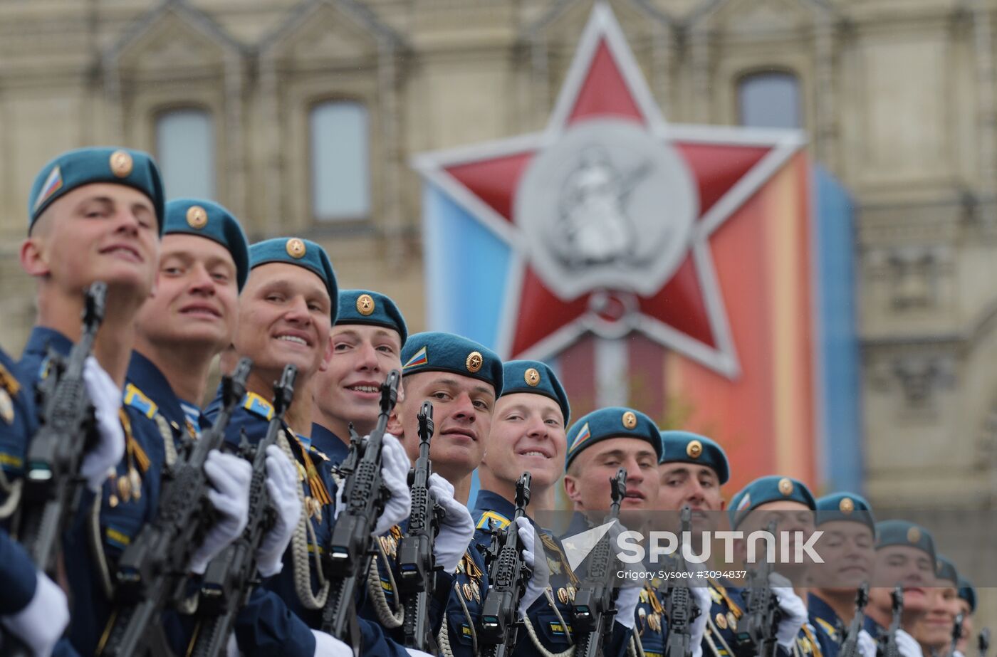 Military parade marking 72nd anniversary of Victory in 1941-45 Great Patriotic War