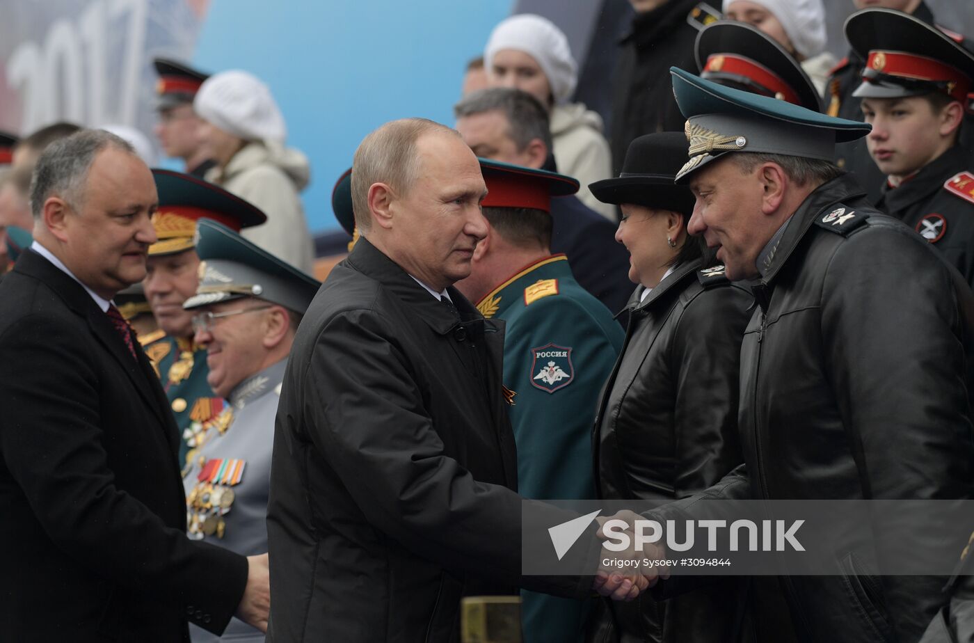 President Putin, Prime Minister Medvedev attend military parade on 72nd anniversary of victory in Great Patriotic War