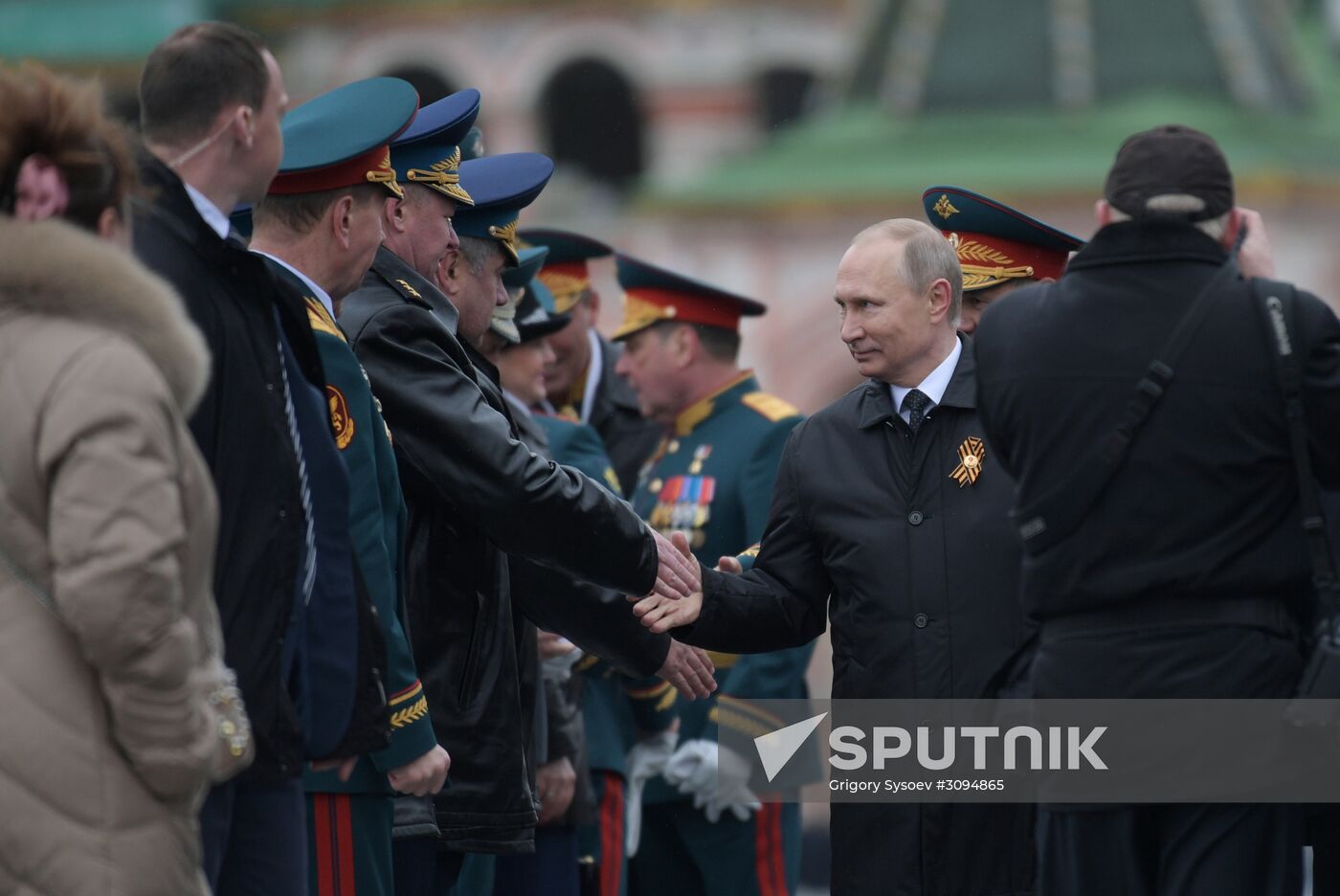 President Putin, Prime Minister Medvedev attend military parade on 72nd anniversary of victory in Great Patriotic War