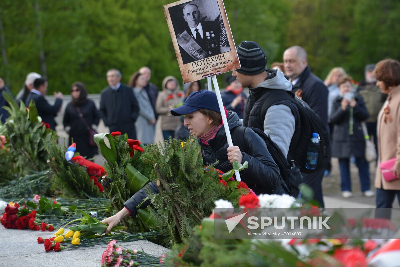 Immortal Regiment march in Europe