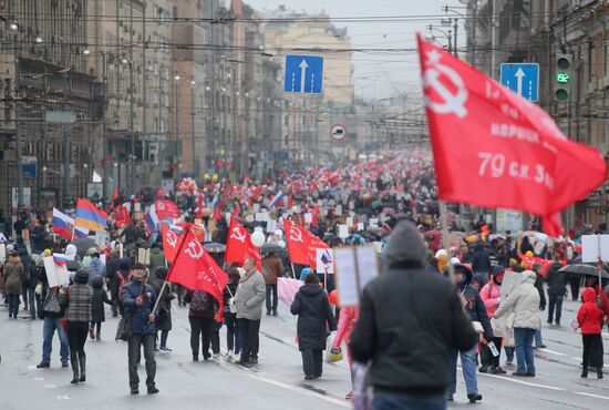 Immortal Regiment march in Moscow