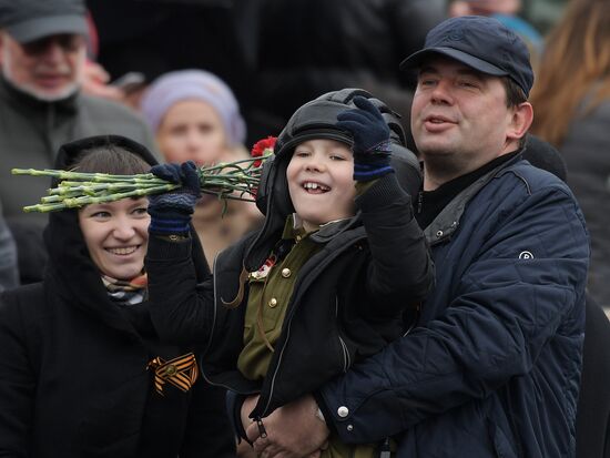 Military parade marking 72nd anniversary of Victory in 1941-45 Great Patriotic War