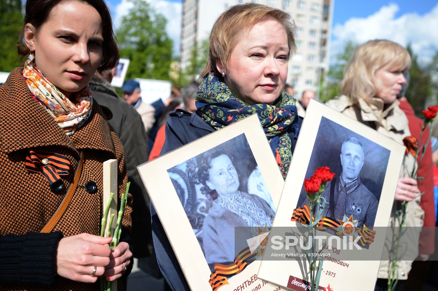 Immortal Regiment march in Europe