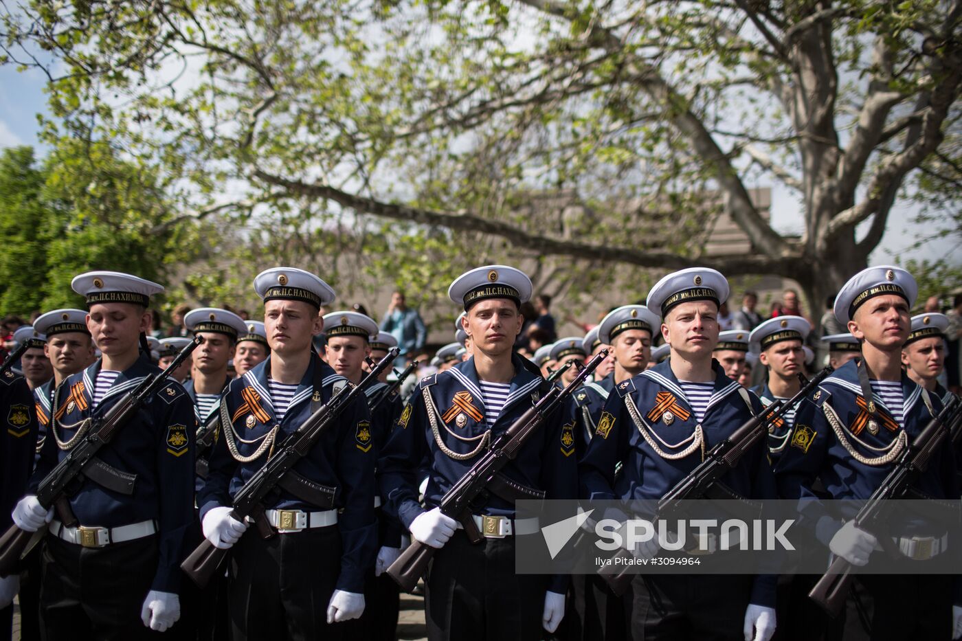 Victory Day parade in Crimea