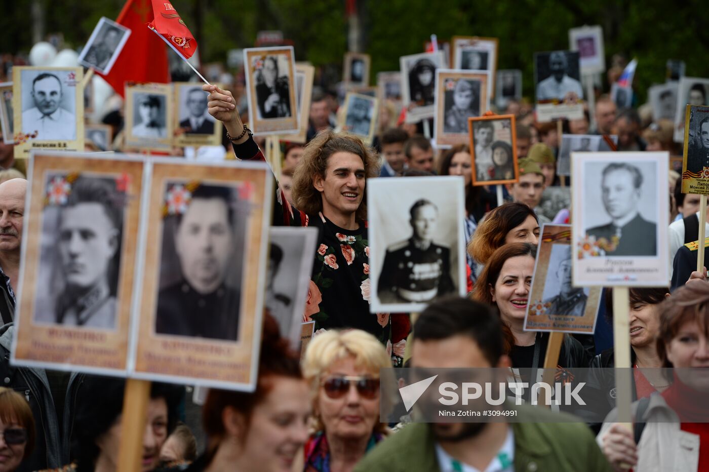 Immortal Regiment march in Russian cities