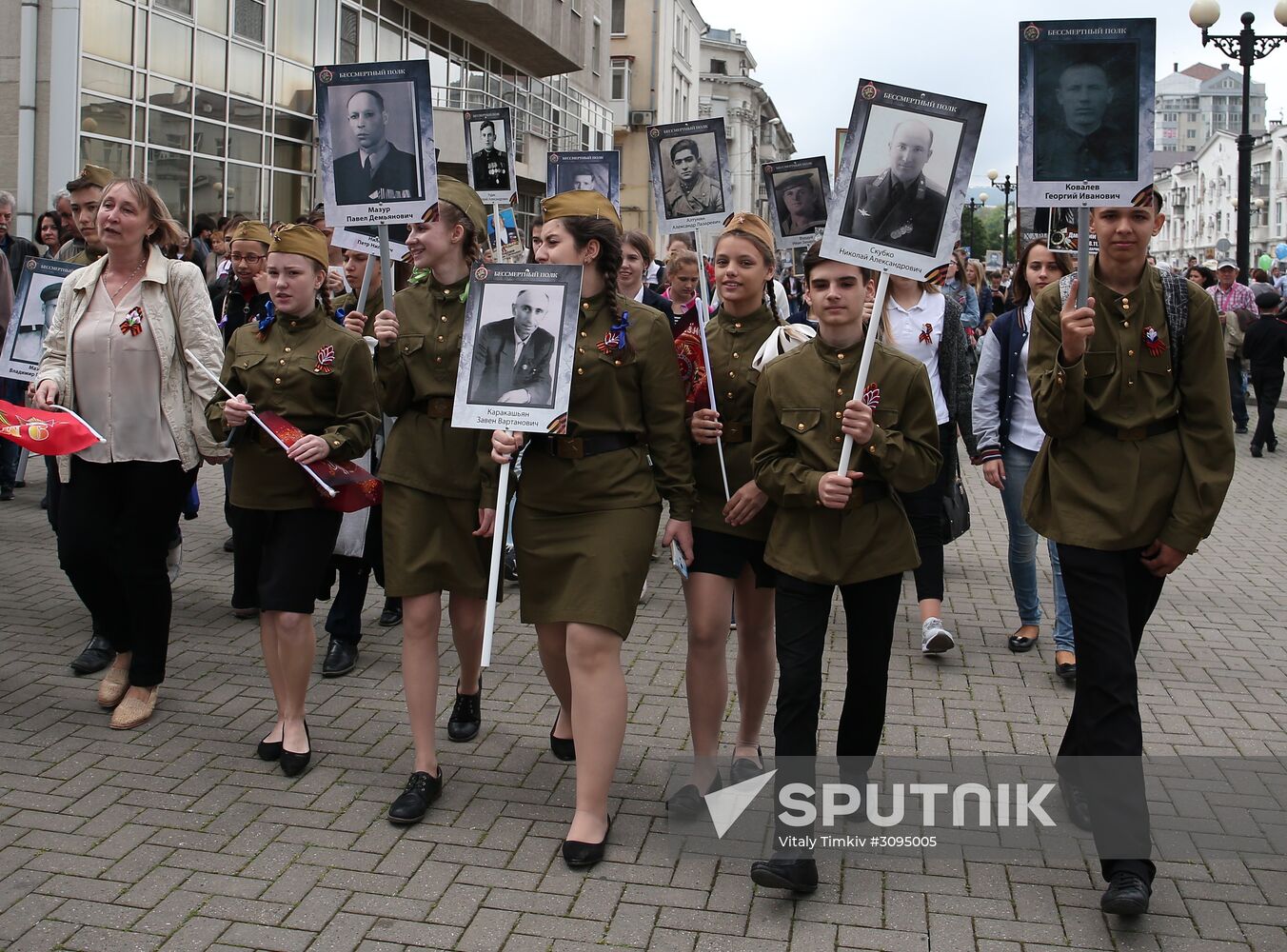 Immortal Regiment march in Russian cities