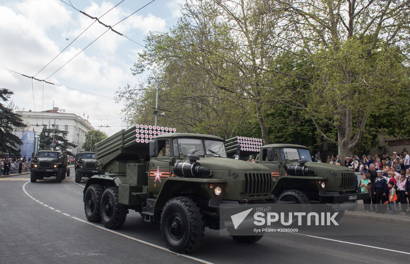 Victory Day parade in Crimea