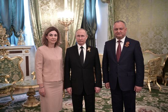 Reception on behalf of Russian President marking the 72nd anniversary of Victory in Great Patriotic War