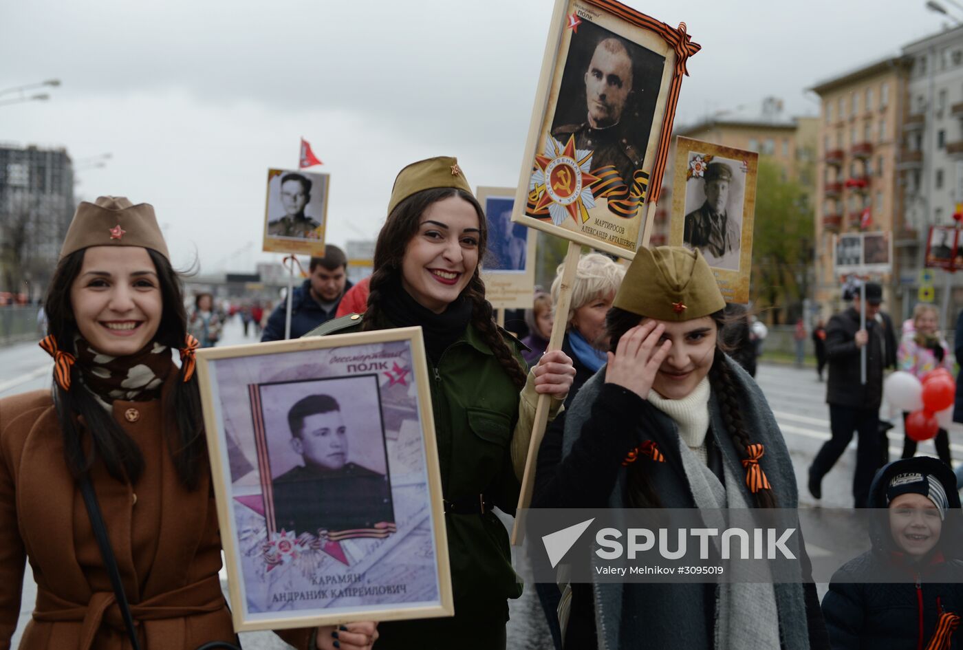 Immortal Regiment march in Moscow