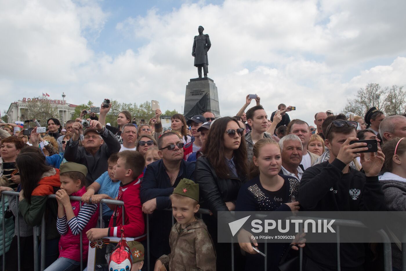 Victory Day parade in Crimea