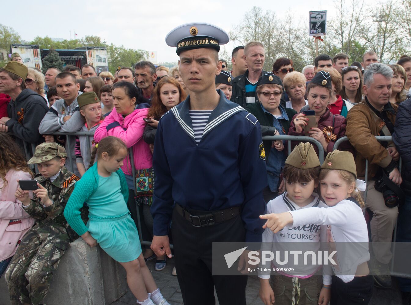 Victory Day parade in Crimea