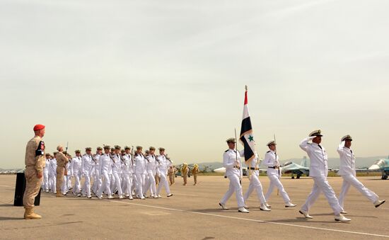 Victory Day celebration in Syria