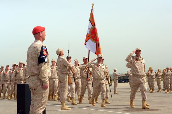 Victory Day celebration in Syria