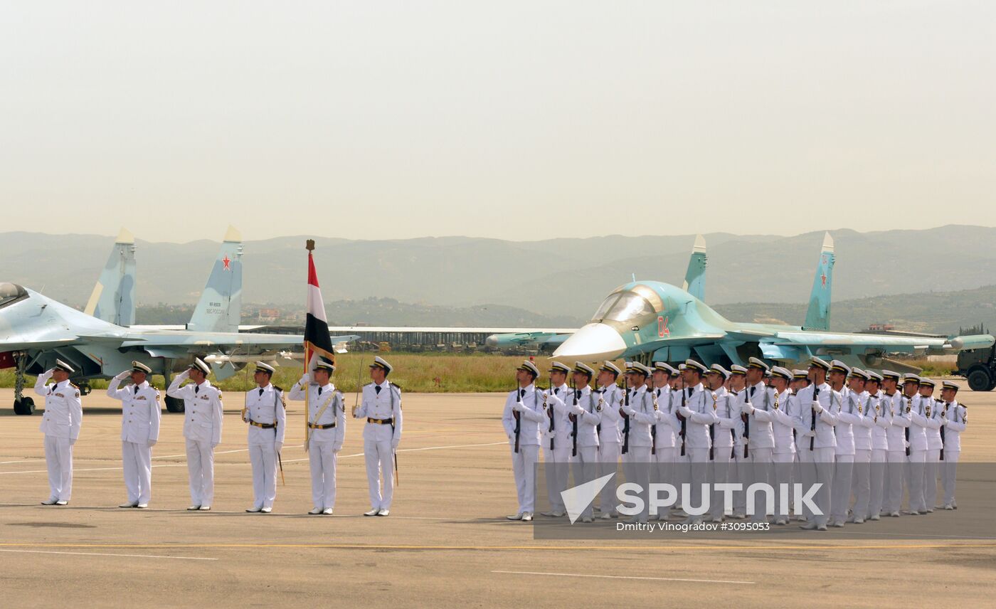 Victory Day celebration in Syria