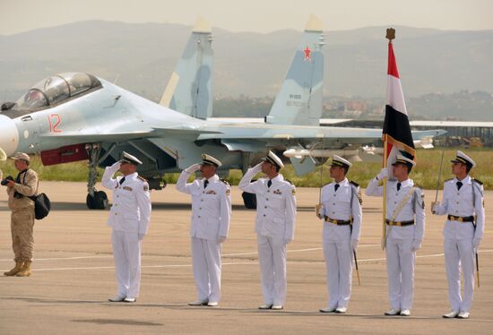 Victory Day celebration in Syria