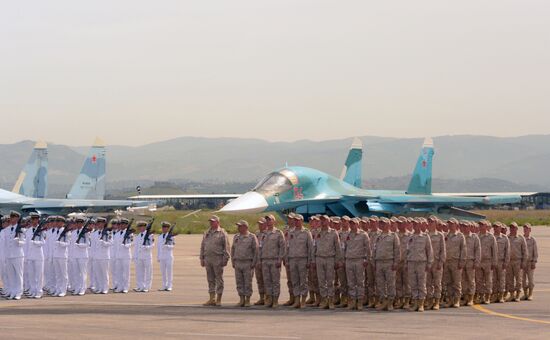 Victory Day celebration in Syria