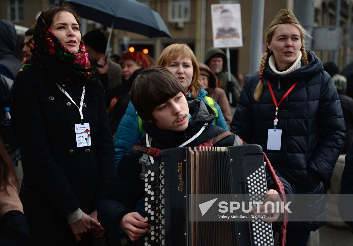 Immortal Regiment march in Moscow