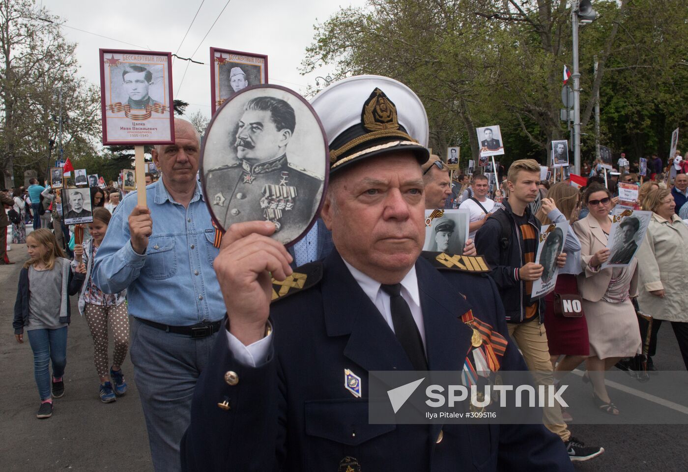 The Immortal Regiment march in cities of Russia