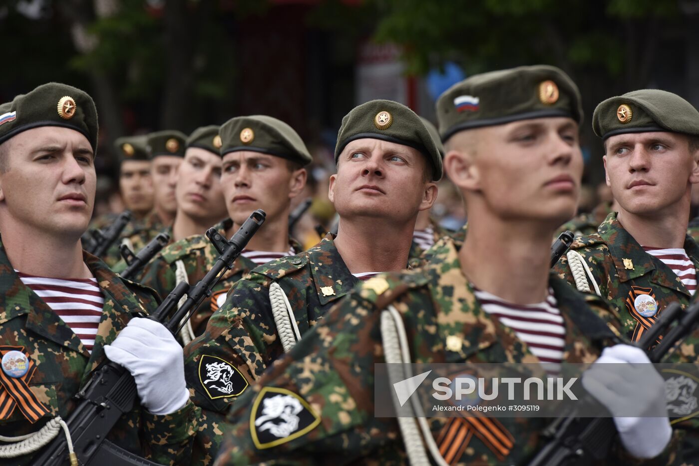 Victory Day parade in Crimea