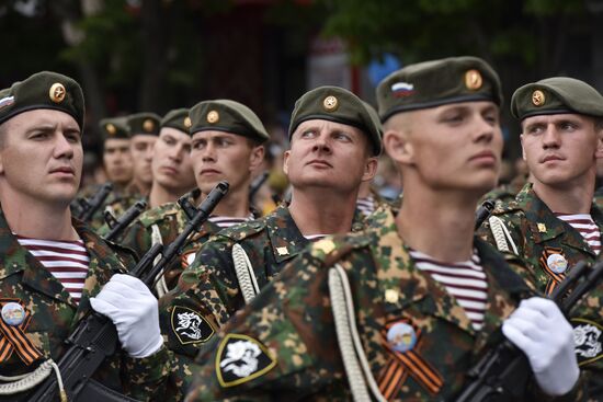 Victory Day parade in Crimea