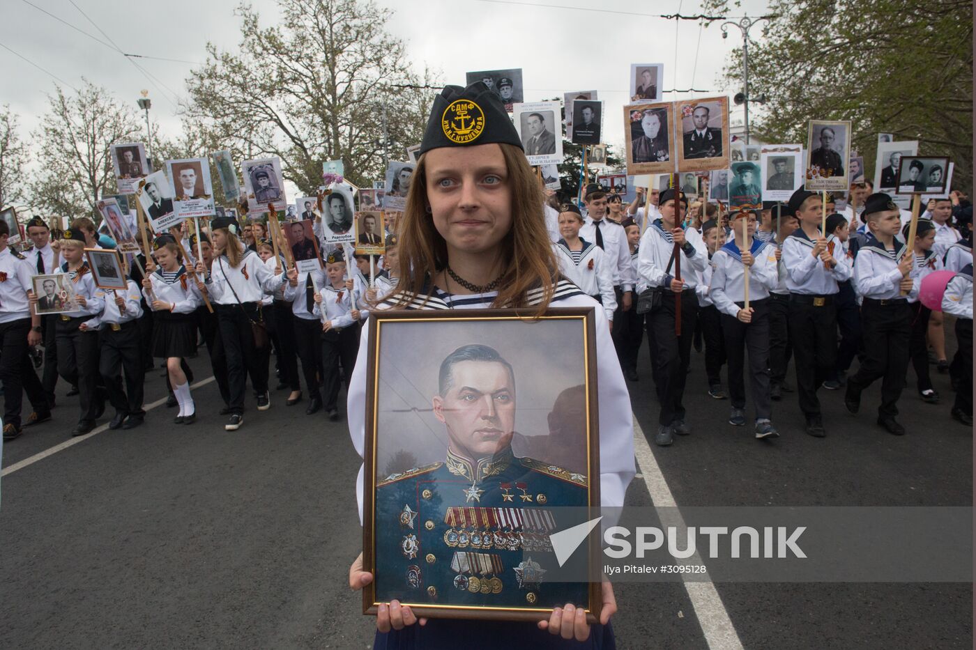 The Immortal Regiment march in cities of Russia