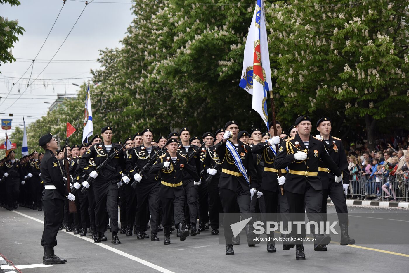 Victory Day parade in Crimea