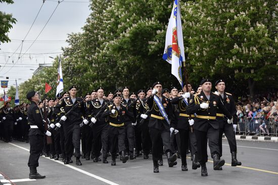 Victory Day parade in Crimea