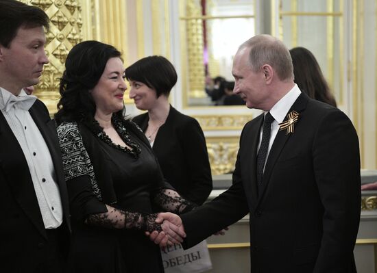 Reception on behalf of Russian President marking the 72nd anniversary of Victory in Great Patriotic War