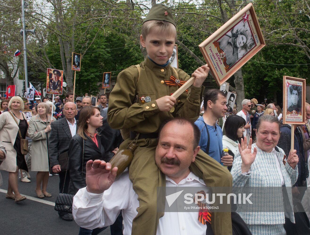 Immortal Regiment march in Russian cities