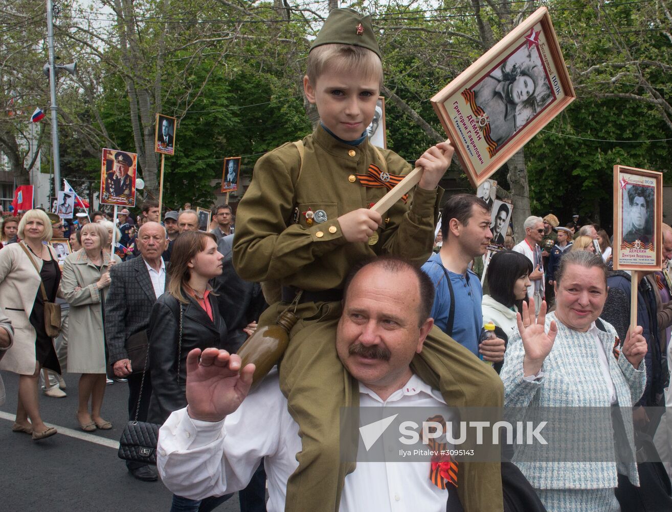 Immortal Regiment march in Russian cities