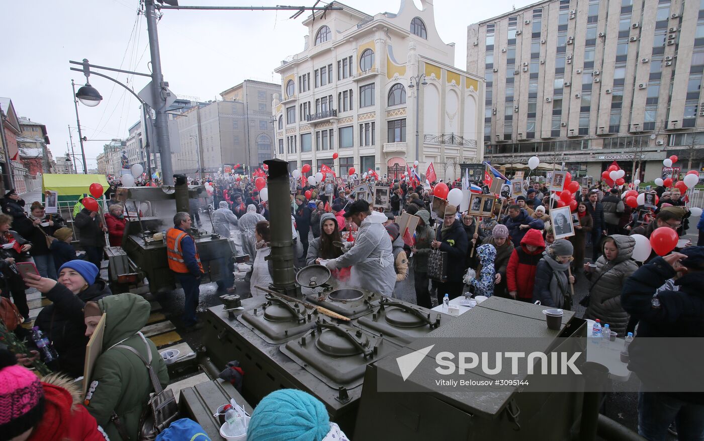 Immortal Regiment march in Moscow