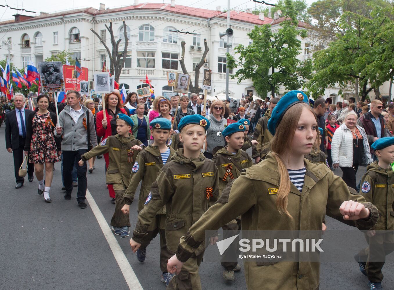 Immortal Regiment march in Russian cities