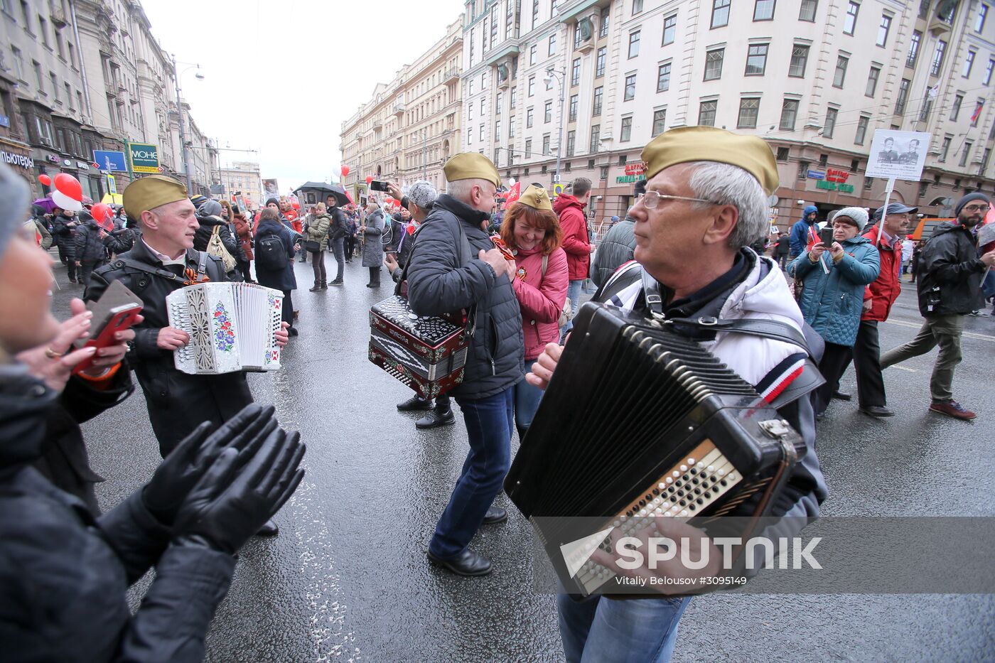 Immortal Regiment march in Moscow