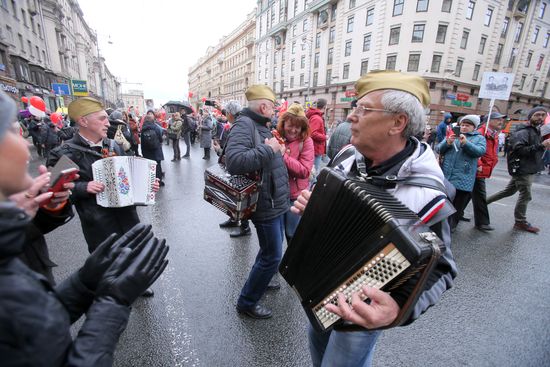 Immortal Regiment march in Moscow