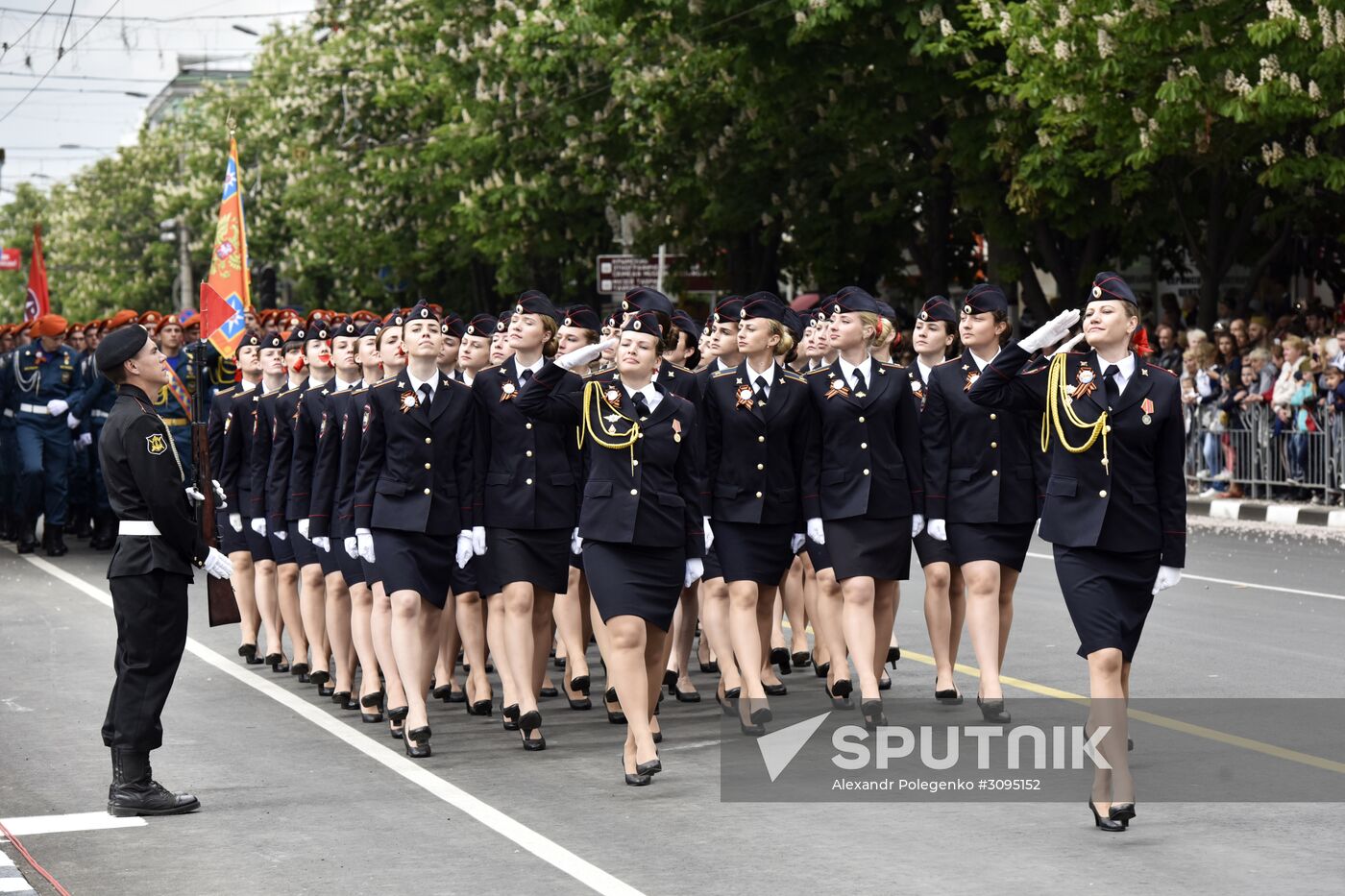 Victory Day parade in Crimea