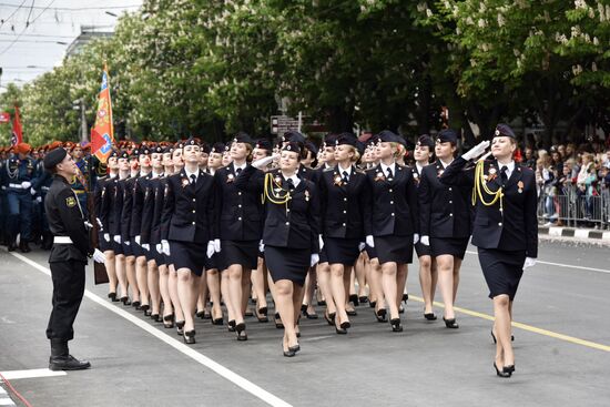 Victory Day parade in Crimea