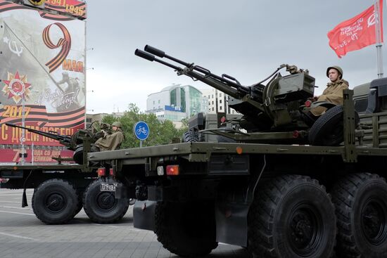 Military parade marks 72nd anniversary of Victory Day in cities of Russia