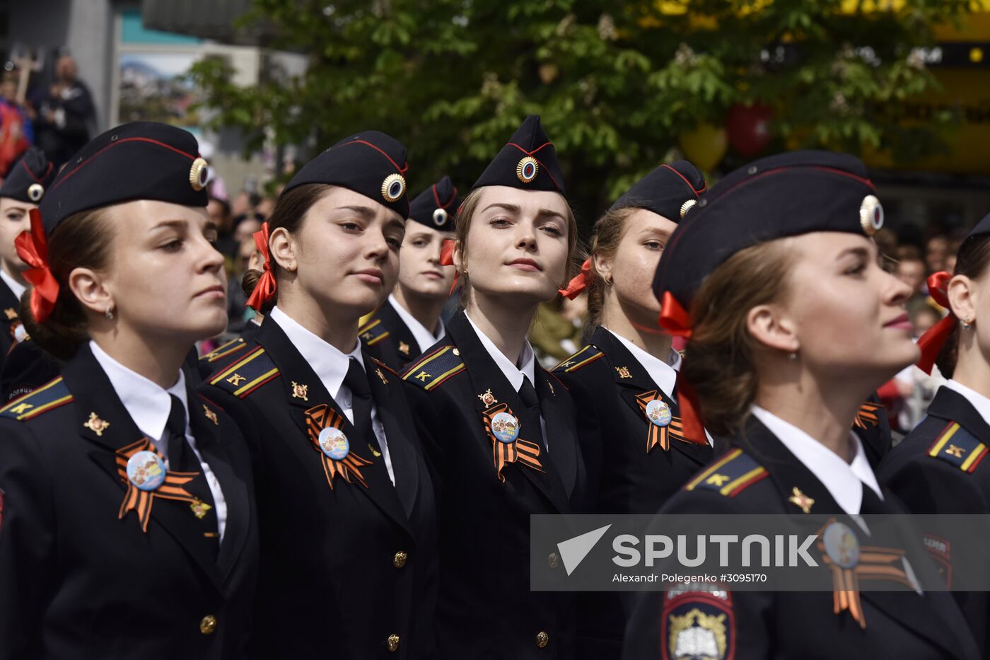 Victory Day parade in Crimea