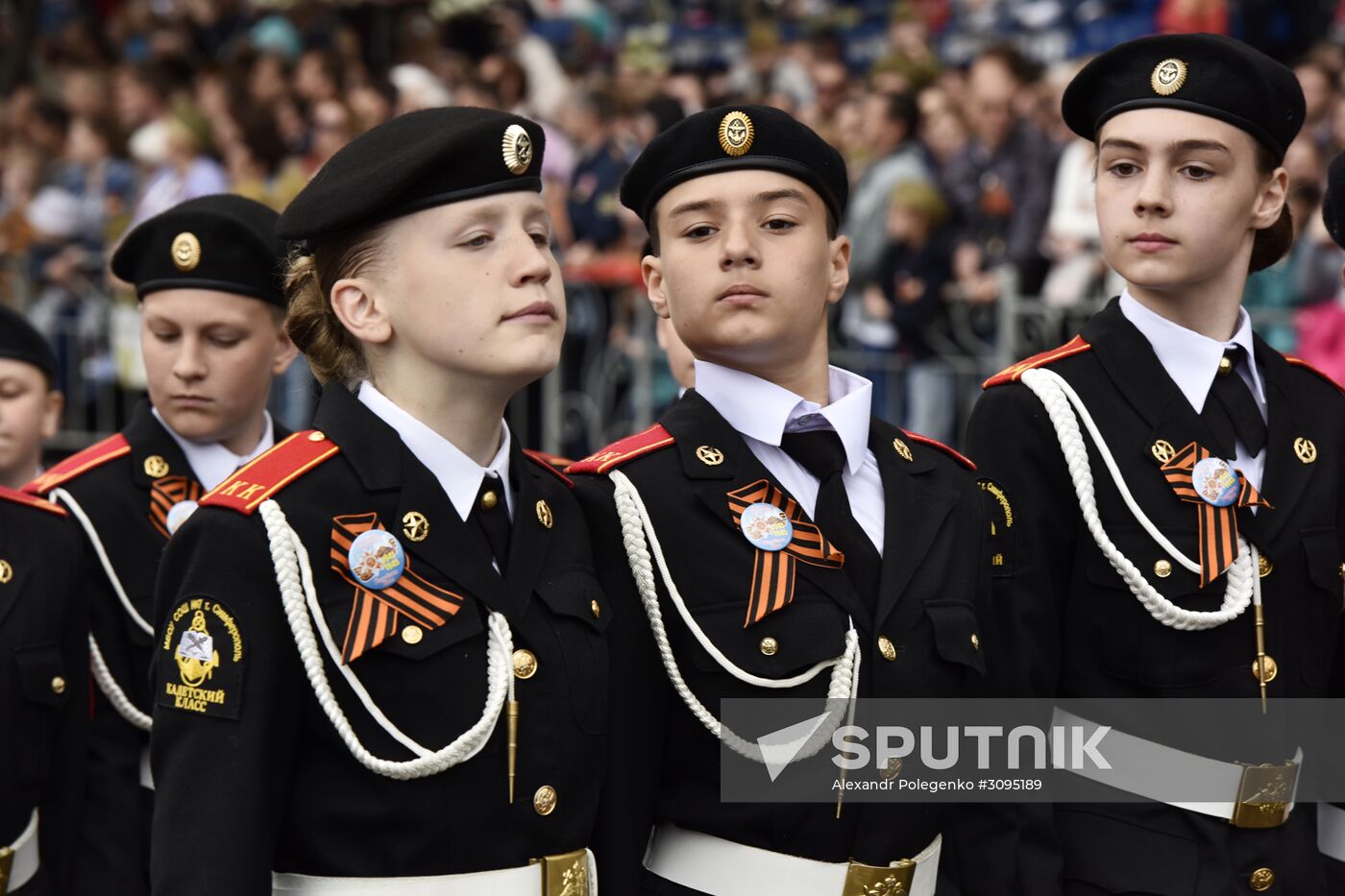 Victory Day parade in Crimea