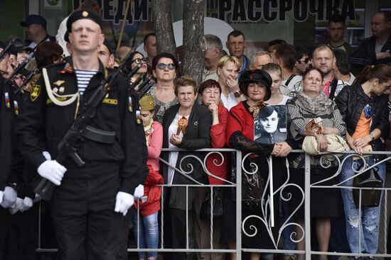 Victory Day parade in Crimea