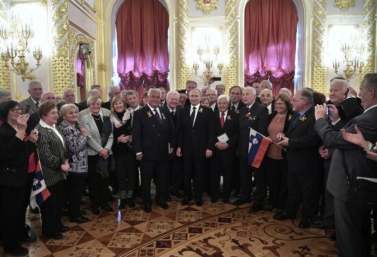 Reception on behalf of Russian President marking the 72nd anniversary of Victory in Great Patriotic War