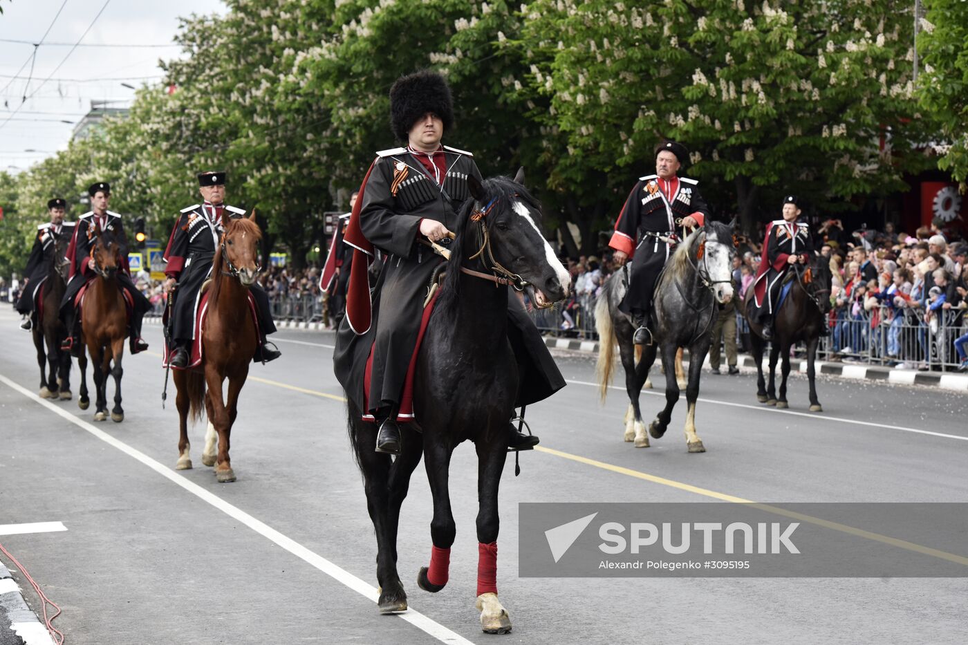 Victory Day parade in Crimea