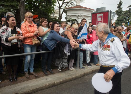 Immortal Regiment march in Russian cities