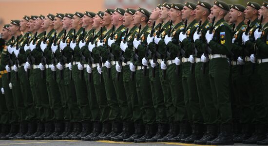 Military parade marking 72nd anniversary of Victory in 1941-45 Great Patriotic War